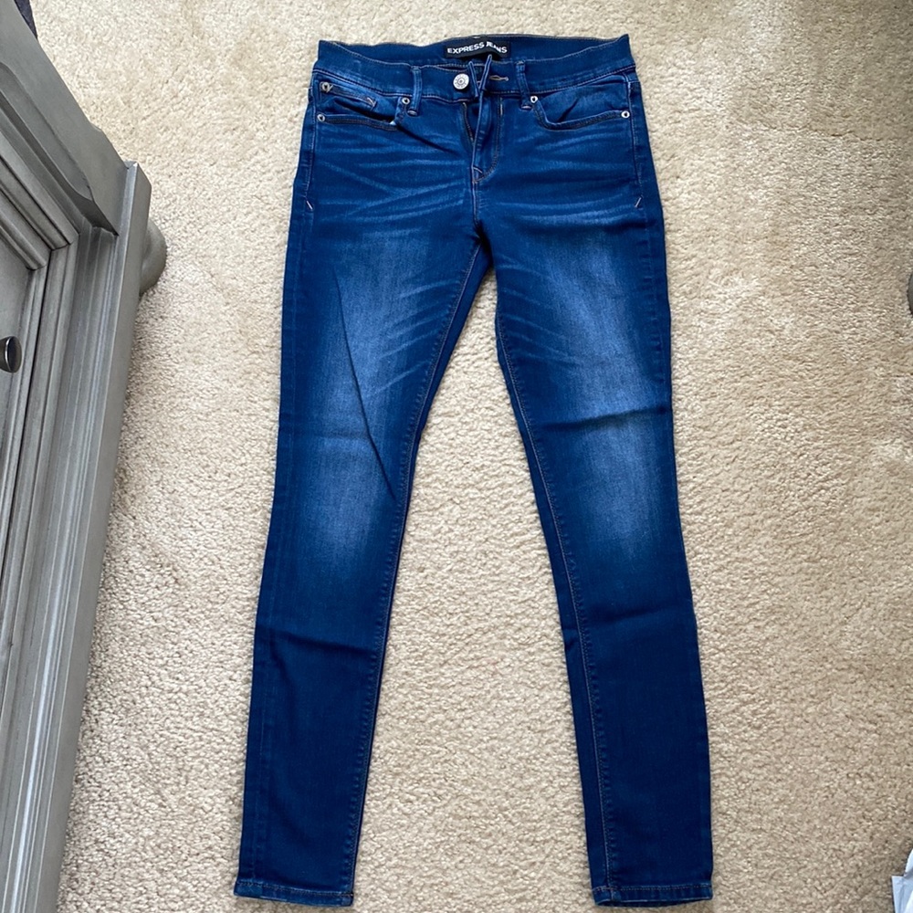 Express Jeans Legging Mid Rise